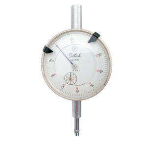 Vintage Teclock Dial Indicator Continuous Gauge Japan Lug Back AGD Machinist